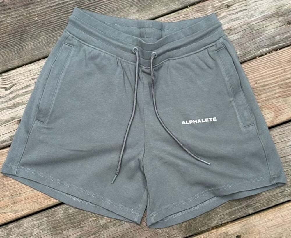 Alphalete Essential Core Shorts Gray size medium